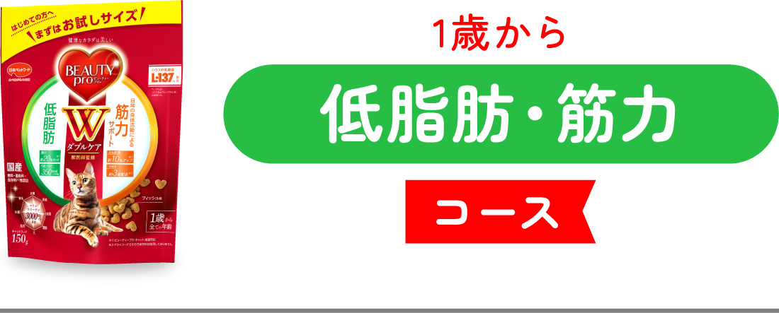 ビューティープロ キャットWケア　低脂肪・筋力