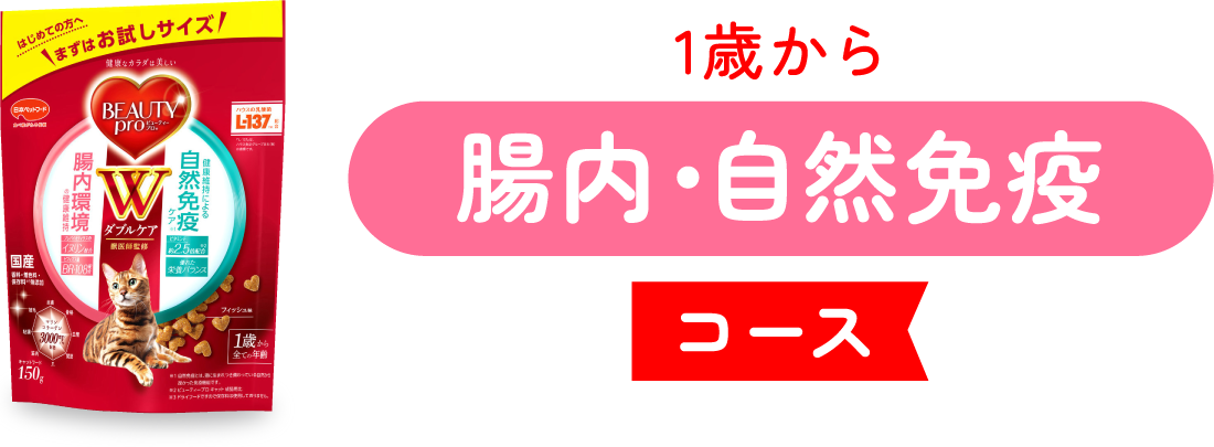 ビューティープロ キャットWケア　腸内環境・自然免疫